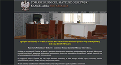 Desktop Screenshot of krakow-notariusze.pl