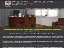 Tablet Screenshot of krakow-notariusze.pl